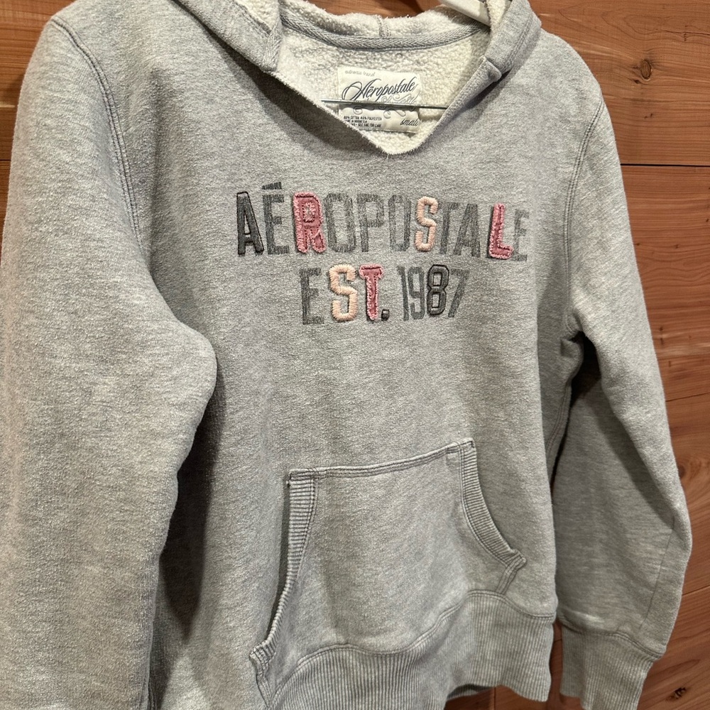 Aeropostale Heather Gray Sweatshirt #Y2K